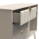 Hanover Ready Assembled 3 Drawer TV Unit in Kashmir Matt