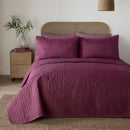 Serene Cavali Bedspread in Berry