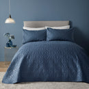 Serene Cavali Bedspread in Dark Blue