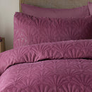 Serene Cavali Duvet Cover Set in Berry
