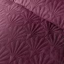 Serene Cavali Duvet Cover Set in Berry