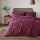 Serene Cavali Duvet Cover Set in Berry