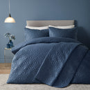 Serene Cavali Duvet Cover Set in Dark Blue