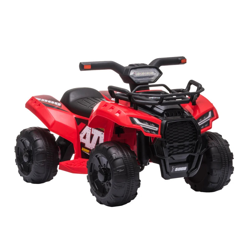 Kids Ride On Car Four Wheeler Quad Bike 6v - Red