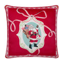 Fusion Christmas Vintage Frames Filled Cushion In Red