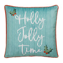Fusion Christmas Vintage Frames Filled Cushion In Red
