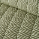Serene Crinkle Wave Duvet Cover Set in Green