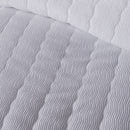 Serene Crinkle Wave Duvet Cover Set in White