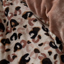Fusion Cosy Leopard Duvet Cover Set in Natural