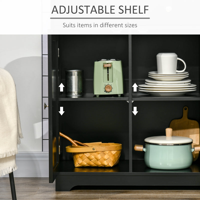 HOMCOM Sideboard Buffet Cabinet With Storage Cabinets And Drawers