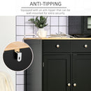 HOMCOM Sideboard Buffet Cabinet With Storage Cabinets And Drawers