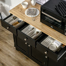 HOMCOM Sideboard Buffet Cabinet With Storage Cabinets And Drawers