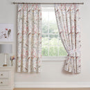 D & D Caraway Pencil Pleat Curtains in Pink