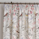 D & D Caraway Pencil Pleat Curtains in Pink