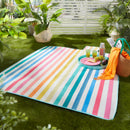 Fusion Carlson Stripe Picnic Blanket in Multi