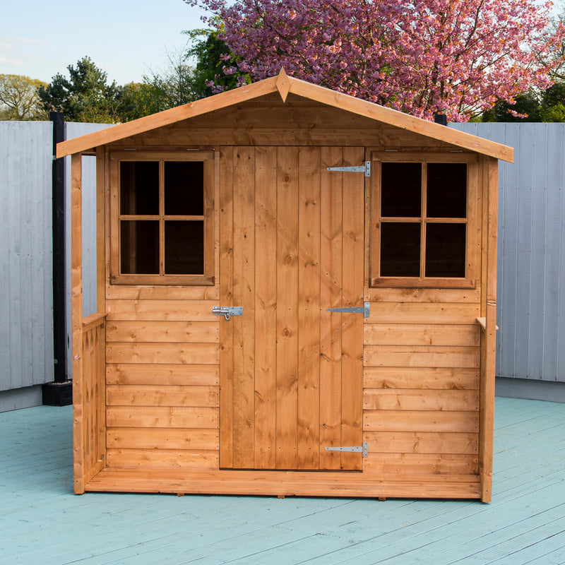 Casita With Verandah Shiplap Apex Shed