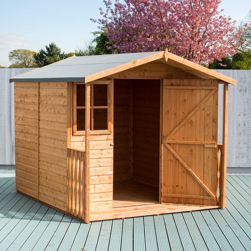 Casita With Verandah Shiplap Apex Shed