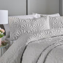 Serene Cavali Duvet Cover Set in Silver