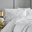 Serene Cavali Duvet Cover Set in White