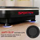 SPORTNOW Vibration Plate Exercise Machine with Cool Lights and Bluetooth