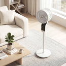 HOMCOM 20 DB Standing Fan For Bedroom, Pedestal Fan With Oscillating