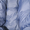 Outsunny Rattan Leisure Chair w/ Cushion, Garden Egg Chair with Headrest