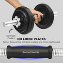 SPORTNOW 2-in-1 Adjustable Dumbbells Set, Weights Dumbbells Set