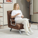 HOMCOM Single Folding 5 Position Convertible Sleeper Chair Bed