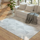 HOMCOM Non-Slip Large Rug for Living Room