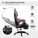 Vinsetto Racing Style Gaming Chair with Reclining Function Footrest, Black