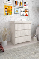Changing Unit Shefa Kids 880, White Craft Oak