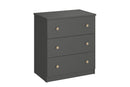 Changing Dresser Shefa Kids 888 Graphite - Cremona Oak
