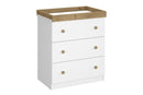 Changing Dresser Shefa Kids 888 White - Oak Top