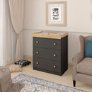 Changing Dresser Shefa Kids 888 Graphite - Cremona Oak