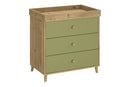 Changing Dresser Shefa Kids 890 Oak - Pistachio Green