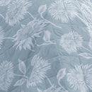 D & D Chrysanthemum Bedspread in Blue