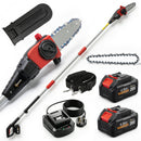Outsunny Cordless Pole Chainsaw, 1.94m/2.56m Electric Chainsaw