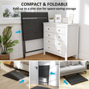 HOMCOM 81.5 Cm Folding Computer Desk For Small Spaces Bedroom, Black