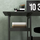 HOMCOM Computer Writing Desk w/ Shelf PC Workstation for Home Office