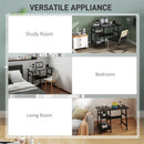 HOMCOM Computer Writing Desk w/ Shelf PC Workstation for Home Office