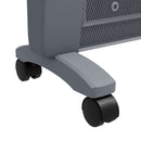 HOMCOM Mica Electric Space Heater, Portable Heater, 2 Heat Settings, White/Grey