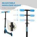 HOMCOM Scooter for Kids for ages: 3-8 years - Blue