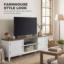 HOMCOM Farmhouse TV Stand For TVs Up To 42 Inch, Media Console Table