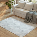 HOMCOM Non-Slip Large Rug for Living Room