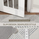 HOMCOM Non-Slip Large Rug for Living Room