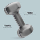 SPORTNOW Set of 2 Hexagonal Dumbbells Weights Pair, 2 x 6kg, Grey