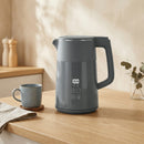 HOMCOM 1.7L Fast Boil 3000W Electric Kettle With LED Display, Grey