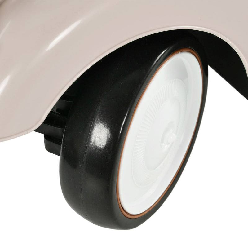 AIYAPLAY Foot to Floor Slider with Steering Wheel, for Ages 12-36 Months - Cream