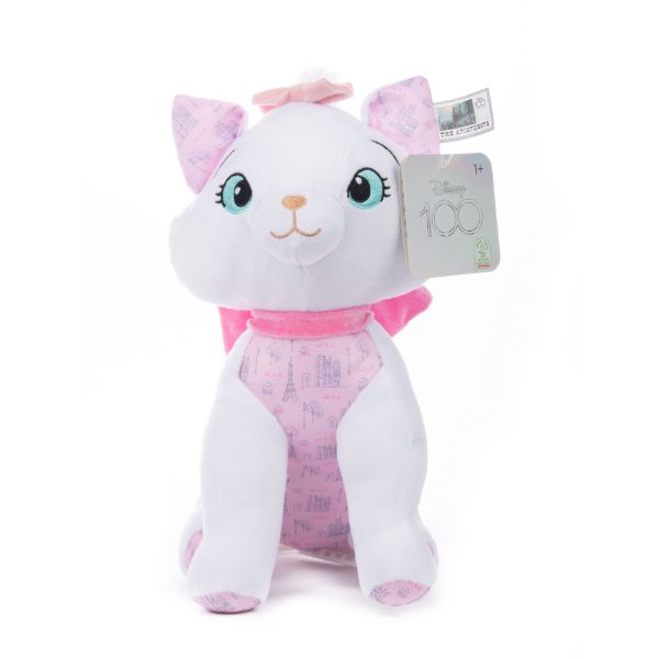 Disney Marie Medium Lying Soft Toy with Sound