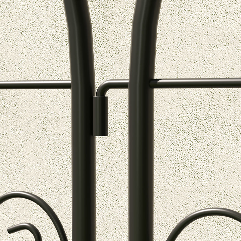Outsunny Set of 2 Metal Garden Trellis, Outdoor Trellis Panels, 150 x 50 cm